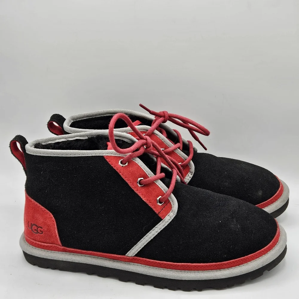 Ugg Neumel Sherpa Lined Leather Chukka Size 9